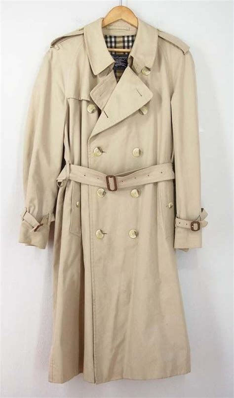 vintage burberry trench mens|Burberry men's overcoat.